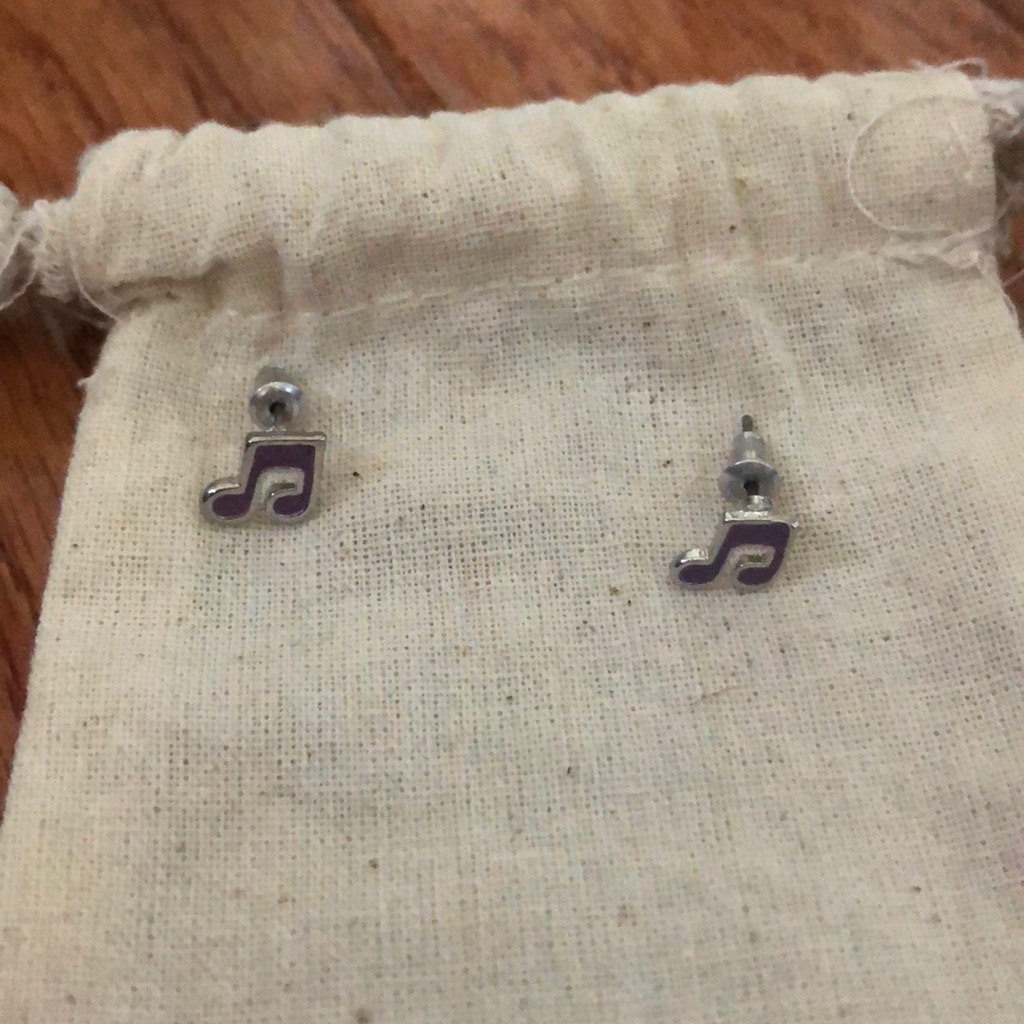 Brand New Music Note Earrings